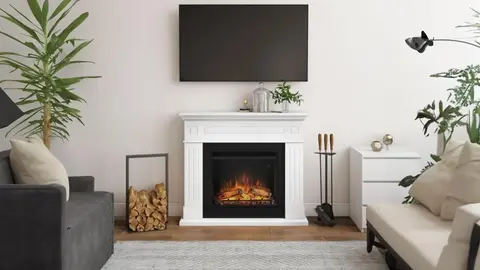 Chimenea el&eacute;ctrica TAGU Larsen de Leroy Merlin