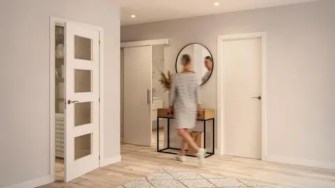 Leroy Merlin tiene el mueble para la entrada que resuelve el desorden y ocupa poco espacio