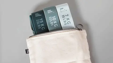 Kit de 3 bandas el&aacute;sticas Fitness Toneband de Decathlon