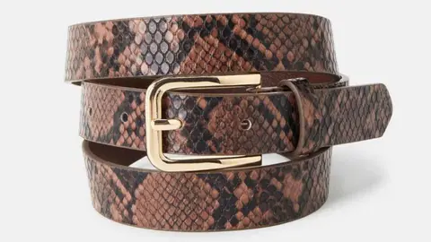 Cintur&oacute;n cl&aacute;sico animal print