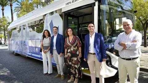Autob&uacute;s el&eacute;ctrico en Jerez