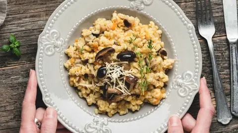 Risotto de setas Hacendado de Mercadona