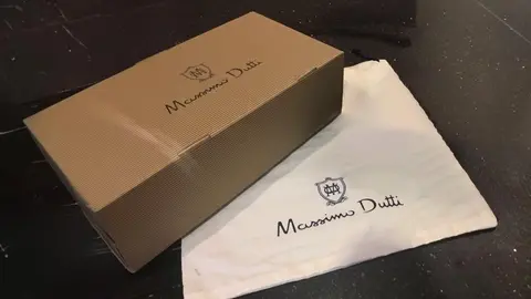 Caja de calzado de Massimo Dutti