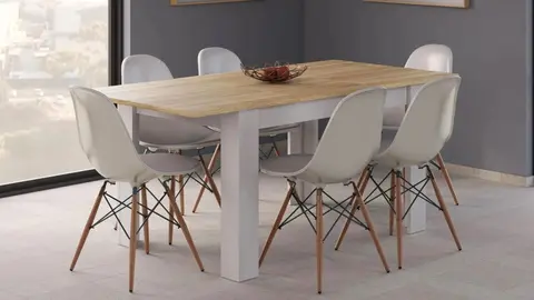 Leroy Merlin deja KO a Ikea con la mesa extensible escandinava del momento, perfecta para el sal&oacute;n