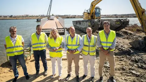 Eurovelo entre C&aacute;diz y San Fernando. Las obras llegan al 90 de ejecuci&oacute;n
