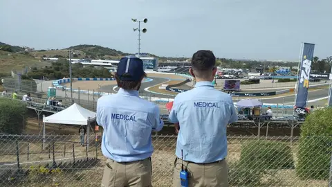 M&eacute;dicos de Semesur en el Circuito de Jerez