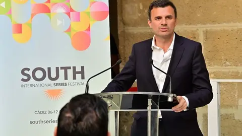 El alcalde de C&aacute;diz, Bruno Garc&iacute;a, en un momento de la presentaci&oacute;n