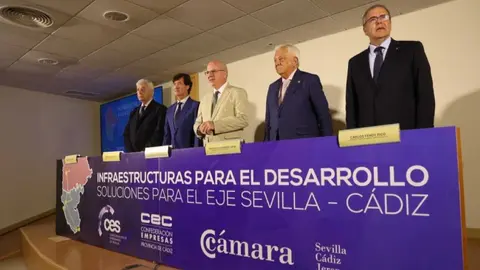 Los presidentes de las organizaciones empresariales de C&aacute;diz y Sevilla