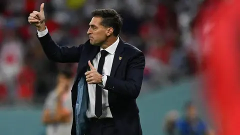 Diego Alonso durante su etapa con la selecci&oacute;n de Uruguay