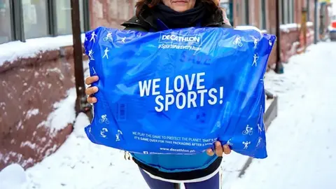 Bolsa de compra de Decathlon