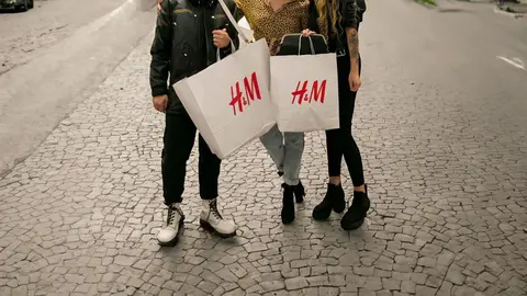 Bolsas de compra de ropa de MODA de H&M