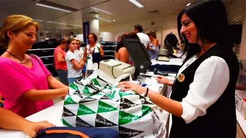 Trabajadora de El Corte Ingl&eacute;s