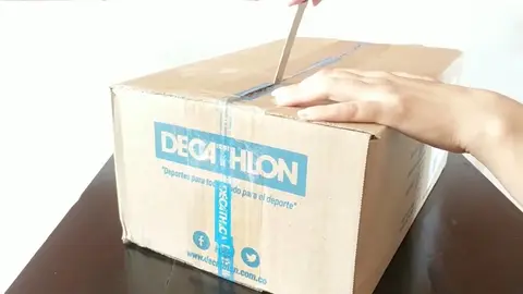 Caja de pedido de Decathlon