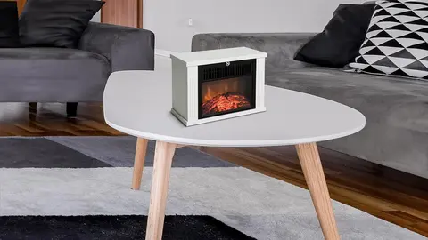 HOMCOM Port&aacute;til Mini Estufa El&eacute;ctrica en Amazon