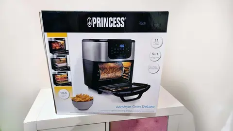 Princess 182075 Freidora sin Aceite y Horno de Aire Caliente con Cesta Giratoria en Amazon