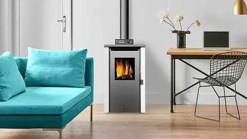 Estufa de pellet Bluebell Lake K7 de Carrefour