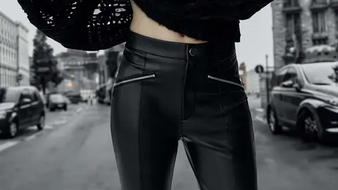 Leggings de tiro alto de Zara