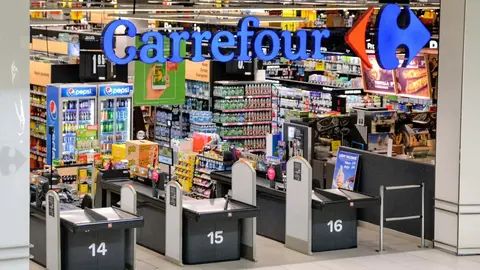 Lineal de caja de Carrefour