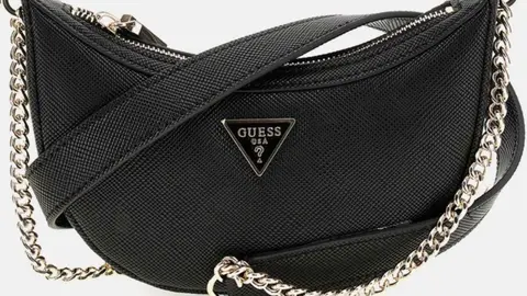 Bandolera Guess peque&ntilde;a Eco Craig con cadena