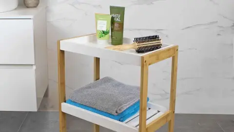 Carrito de ba&ntilde;o Lotus de Leroy Merlin