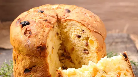 Panettone con pepitas de chocolate de Mercadona