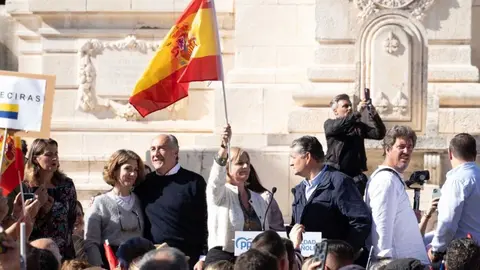 Garc&iacute;a-Pelayo durante la concentraci&oacute;n del PP en C&aacute;diz | Foto: Jos&eacute; Antonio Pliego para El MIRA