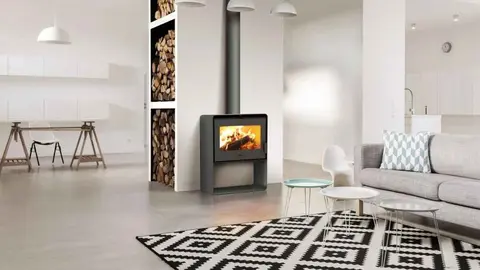 Estufa de le&ntilde;a LACUNZA Ocean 600 de Leroy Merlin