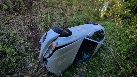 Fallece un hombre tras salirse de la carretera su veh&iacute;culo y caer por un terrapl&eacute;n en Almer&iacute;a