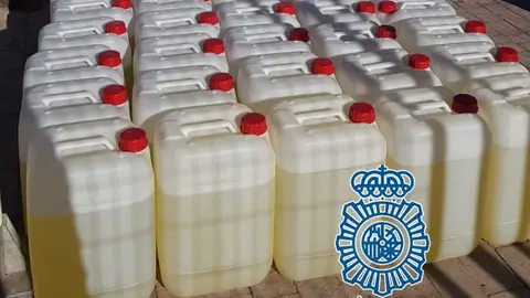 Garrafas de gasolina intervenidas