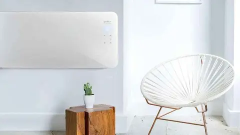 Radiador el&eacute;ctrico convector de cristal GRIDINLUX en Leroy Merlin