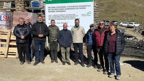 Ram&oacute;n Fern&aacute;ndez-Pacheco en el Refugio de Poqueira