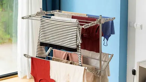 Tendedero el&eacute;ctrico plegable Dryllon Innovagoods de Carrefour