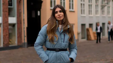 Abrigo repelente al agua liso sostenible de Mujer Mery Turiel para TEX de Carrefour