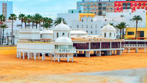 Playa de La Caleta en C&aacute;diz