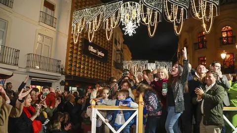 Encendido del alumbrado de Navidad 2023 en Jerez | Foto: Cristo Garc&iacute;a para El MIRA