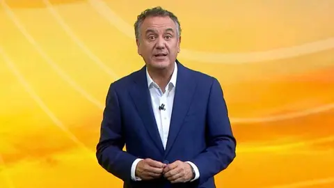 Roberto Brasero da la predicci&oacute;n del tiempo en Antena 3