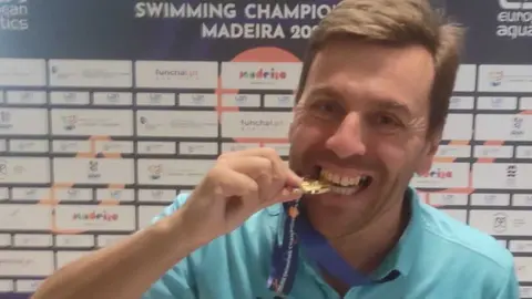 George Savescu, nadador de Jerez Master