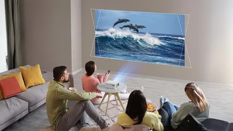 Mini Proyector Port&aacute;til con Tripode 6500 Lumens en Amazon