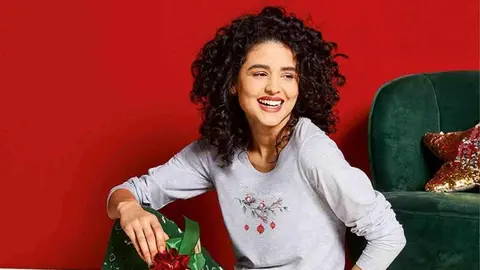 Pijama navide&ntilde;o para mujer de Lidl