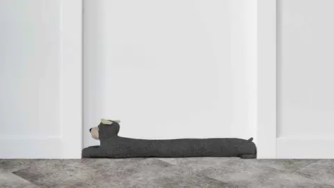 Burlete para puerta con forma de perro de Carrefour