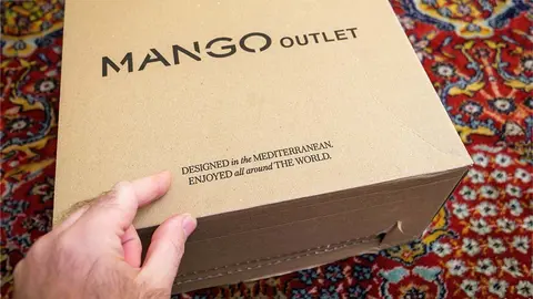 Caja de pedidos de Mango Outlet