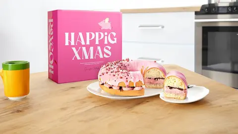 Rosconut XO glac&eacute; de stracciatella de chocolate rosa y frambuesa, peta crispy y lima en El Corte Ingl&eacute;s