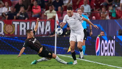 Lucas Ocampos en el Sevilla FC - Lens | Salvador L&oacute;pez Medina para El MIRA