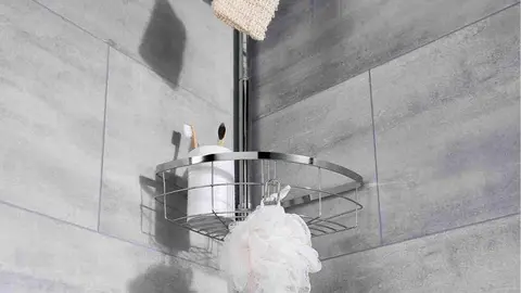 Estanter&iacute;a de ba&ntilde;o telesc&oacute;pica de Lidl