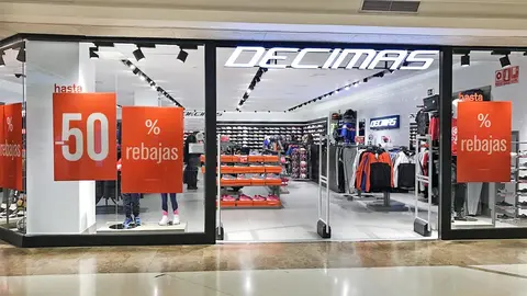 Tienda de moda casual y deportiva D&eacute;cimas