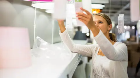 Secci&oacute;n de l&aacute;mparas de IKEA