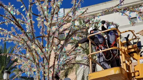 Nuevos &aacute;rboles reflectantes en la Plaza del Arenal | El MIRA