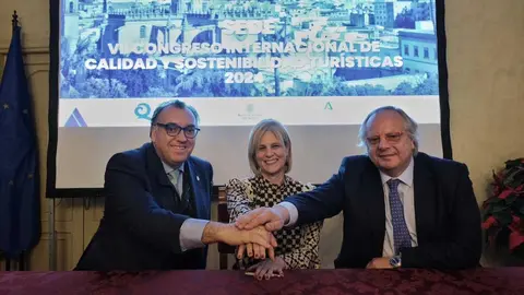 Arturo Bernal, Mar&iacute;a Jos&eacute; Garc&iacute;a-Pelayo y Miguel Mirones