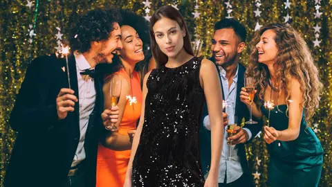 Vestido corto de fiesta de Mujer TEX de Carrefour