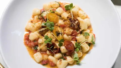 Gnocchi de pollo y verduras Hacendado de Mercadona